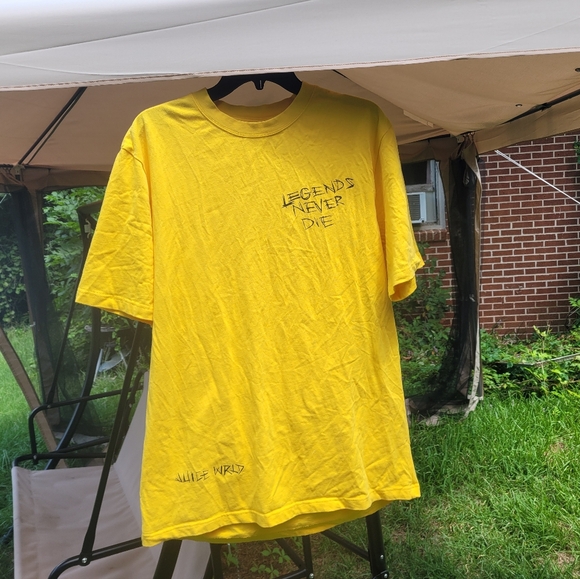 Juice World X VLone Yellow Size Large graphic tee - Picture 3 of 3